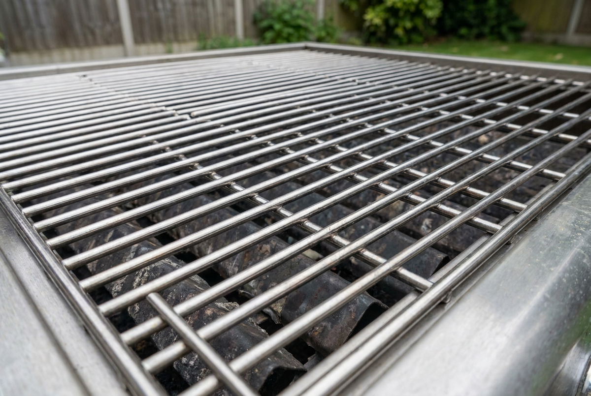 Grille de barbecue propre