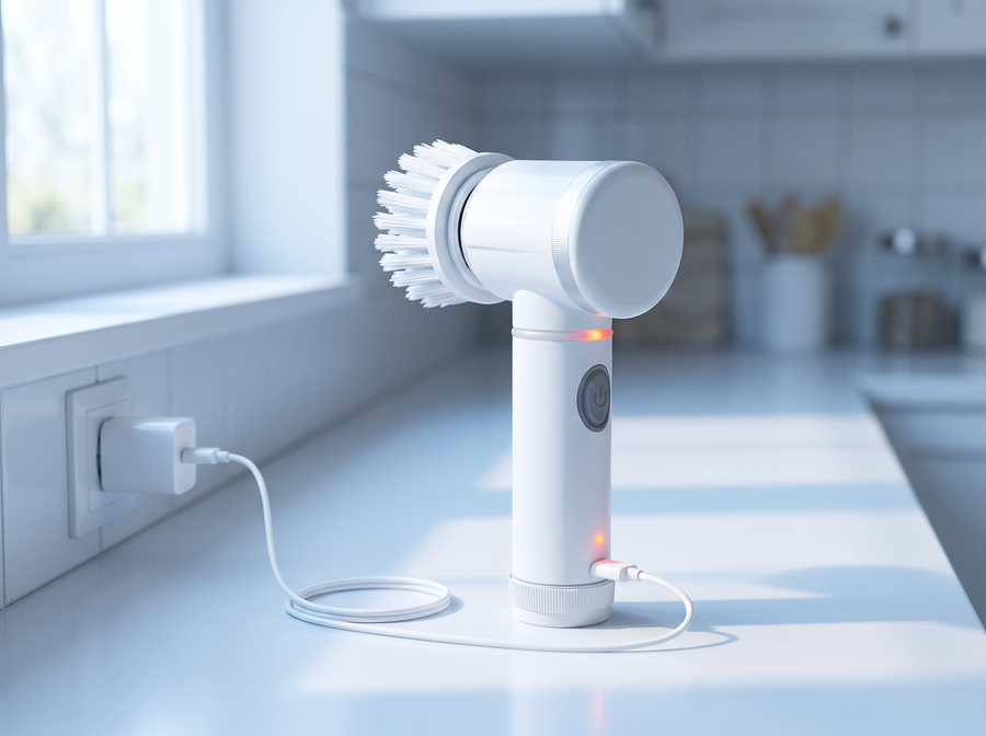 Brosse électrique PulseElite en charge par câble USB